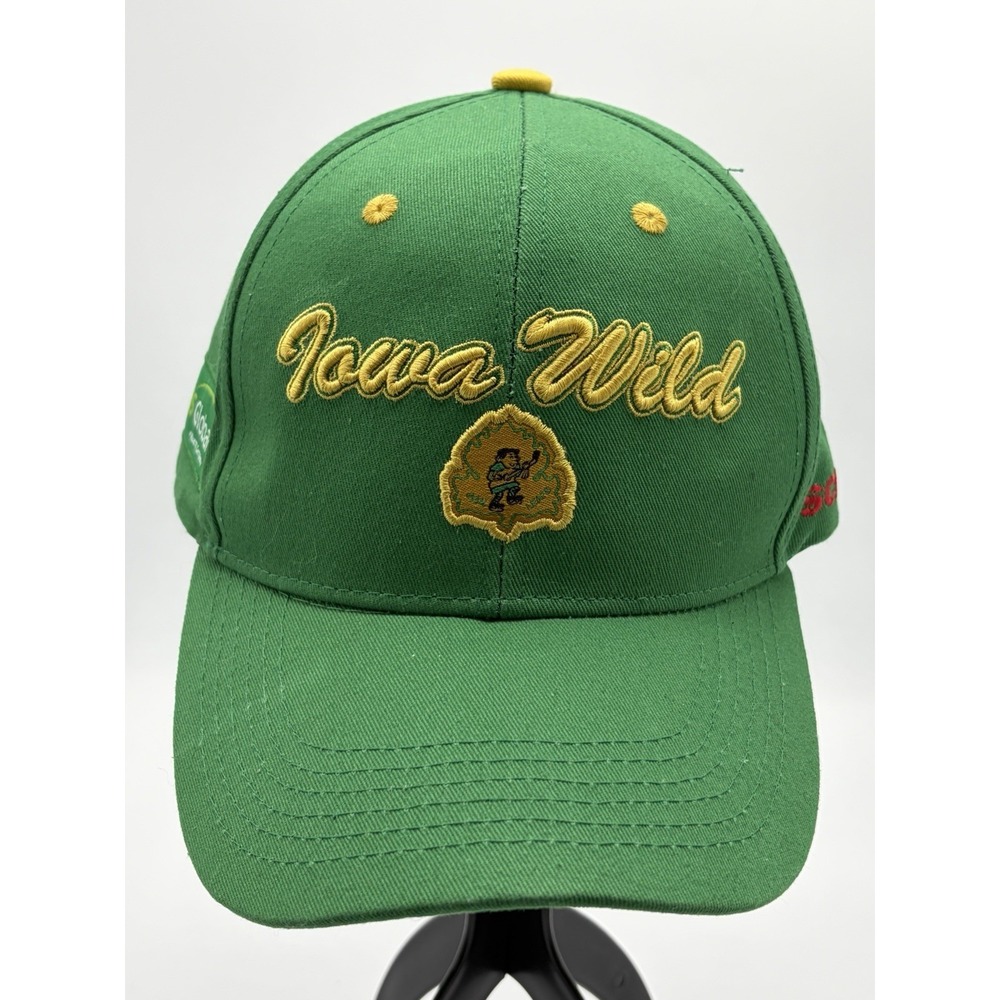 Iowa Wild Hockey Hat melonwear‎ Hat Strapback OSFM Green Promo Cap